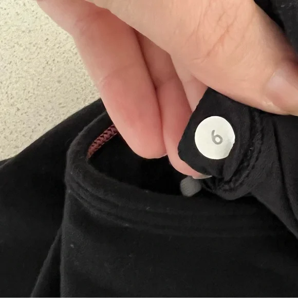 EB Lululemon Crossback Tank Top Black White Print Net Pop Mesh Back - Picture 5 of 16